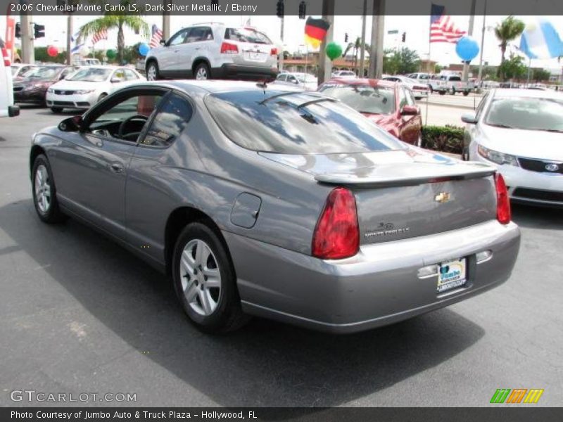 Dark Silver Metallic / Ebony 2006 Chevrolet Monte Carlo LS