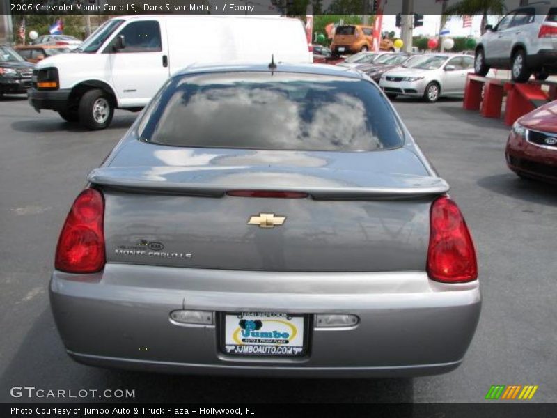 Dark Silver Metallic / Ebony 2006 Chevrolet Monte Carlo LS