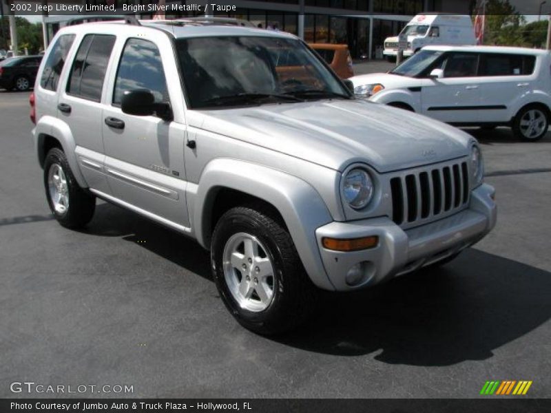 Bright Silver Metallic / Taupe 2002 Jeep Liberty Limited