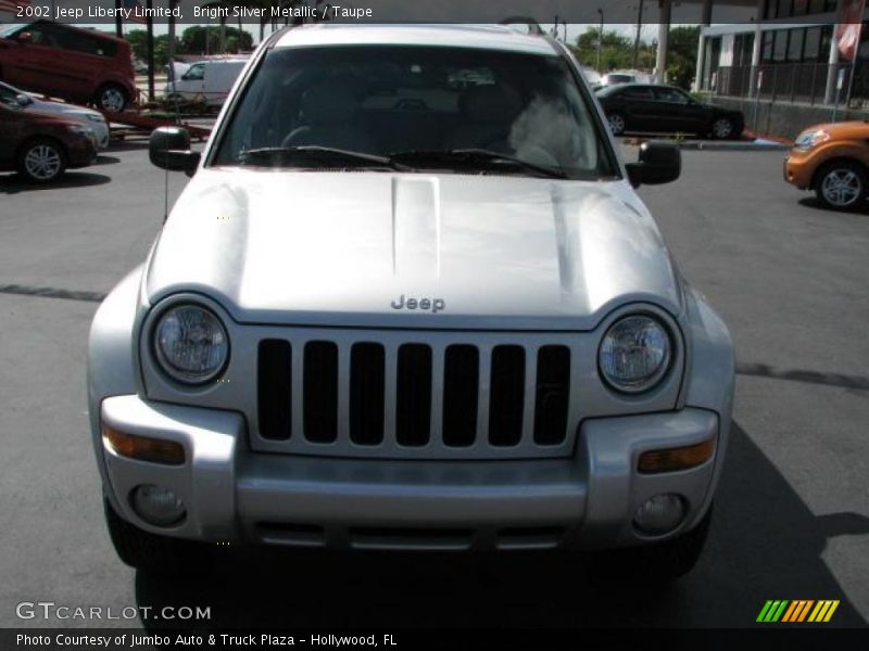 Bright Silver Metallic / Taupe 2002 Jeep Liberty Limited