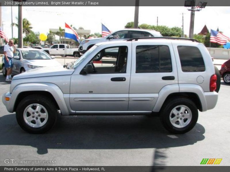 Bright Silver Metallic / Taupe 2002 Jeep Liberty Limited