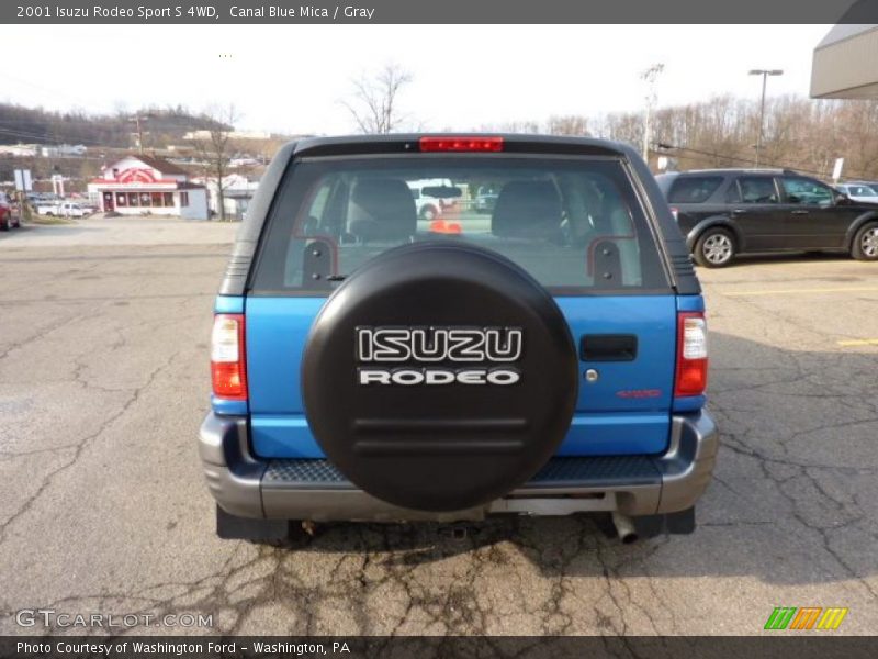  2001 Rodeo Sport S 4WD Canal Blue Mica