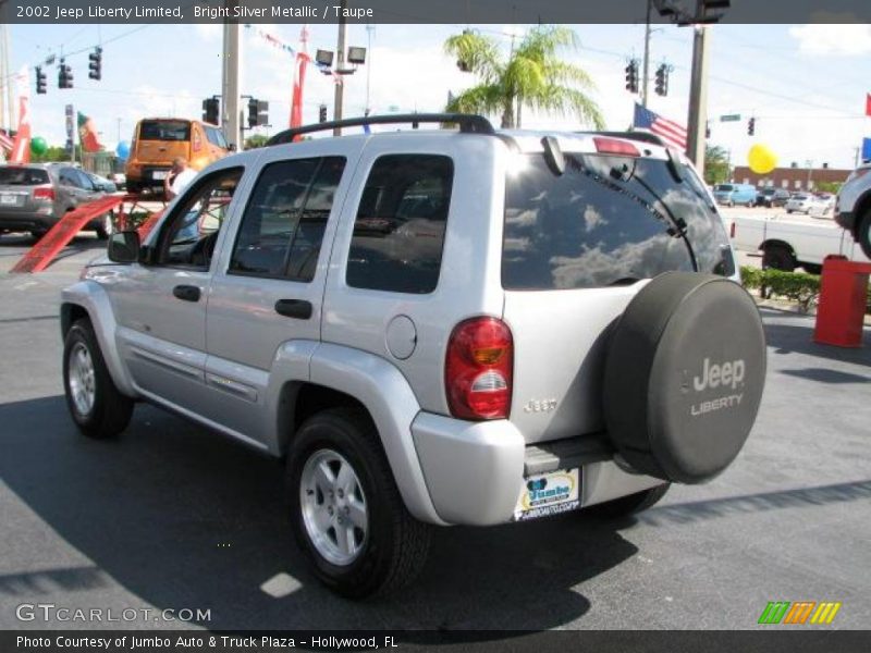 Bright Silver Metallic / Taupe 2002 Jeep Liberty Limited