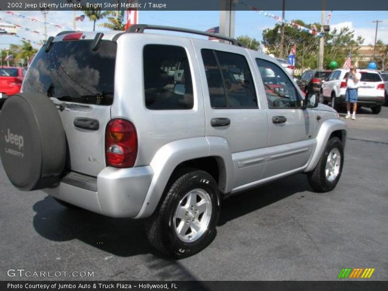 Bright Silver Metallic / Taupe 2002 Jeep Liberty Limited
