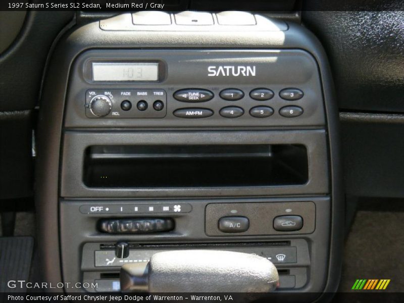 Medium Red / Gray 1997 Saturn S Series SL2 Sedan