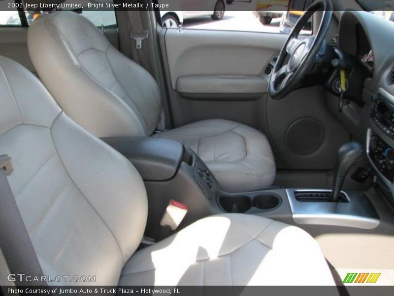 Bright Silver Metallic / Taupe 2002 Jeep Liberty Limited