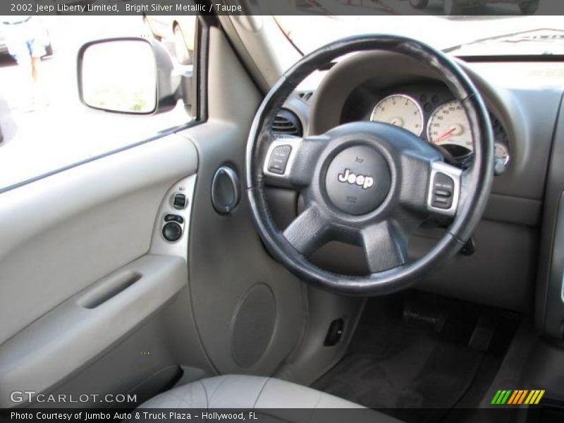 Bright Silver Metallic / Taupe 2002 Jeep Liberty Limited