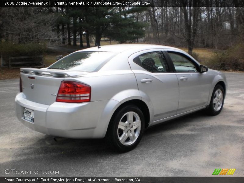 Bright Silver Metallic / Dark Slate Gray/Light Slate Gray 2008 Dodge Avenger SXT