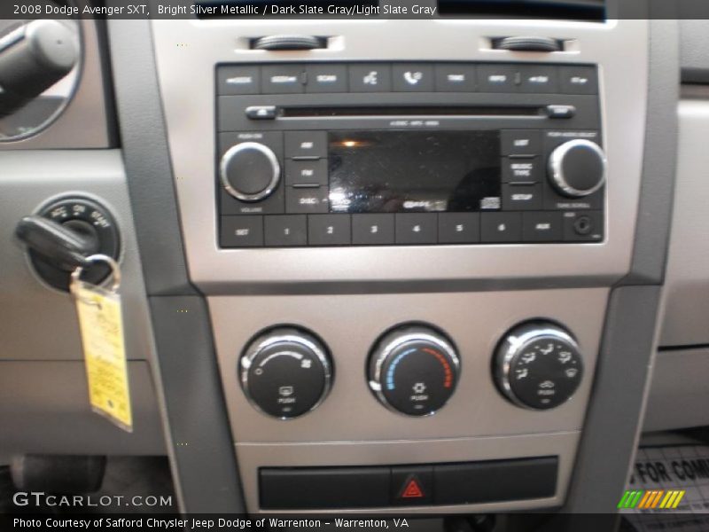 Bright Silver Metallic / Dark Slate Gray/Light Slate Gray 2008 Dodge Avenger SXT