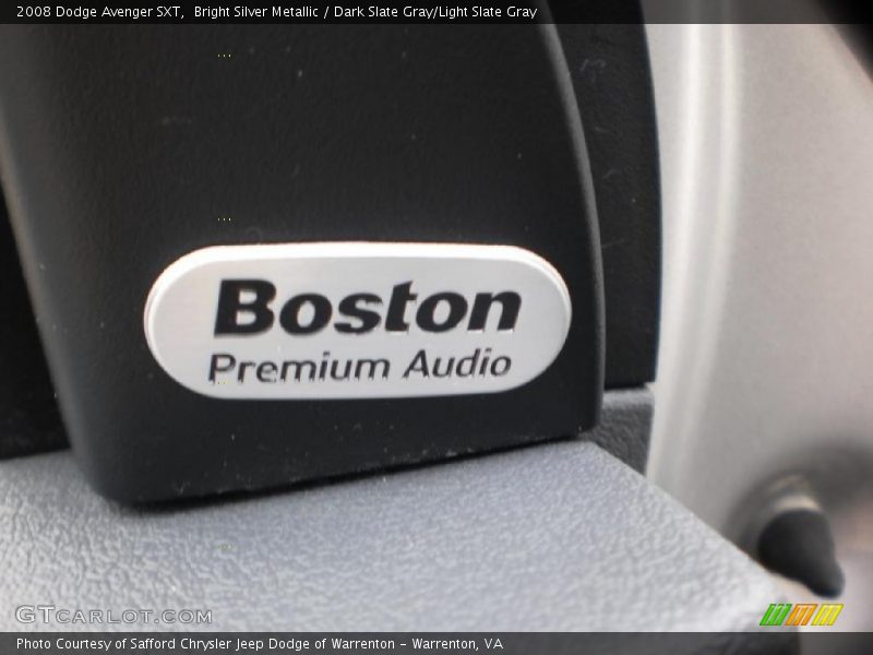 Bright Silver Metallic / Dark Slate Gray/Light Slate Gray 2008 Dodge Avenger SXT