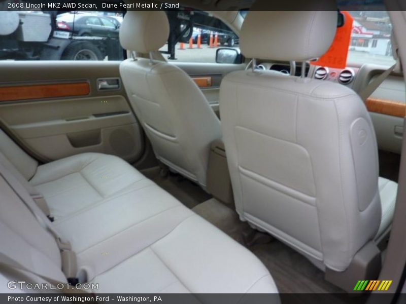 Dune Pearl Metallic / Sand 2008 Lincoln MKZ AWD Sedan