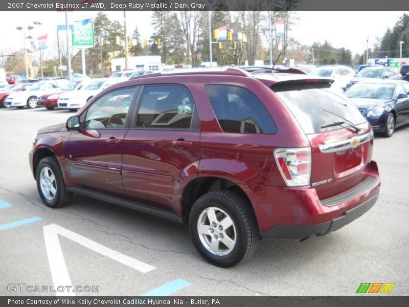 Deep Ruby Metallic / Dark Gray 2007 Chevrolet Equinox LT AWD