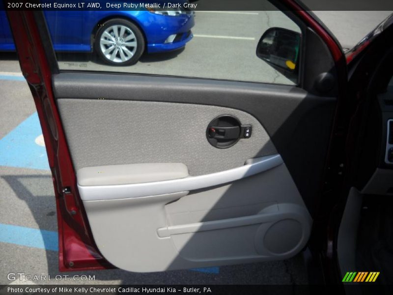 Deep Ruby Metallic / Dark Gray 2007 Chevrolet Equinox LT AWD