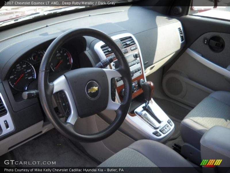 Deep Ruby Metallic / Dark Gray 2007 Chevrolet Equinox LT AWD
