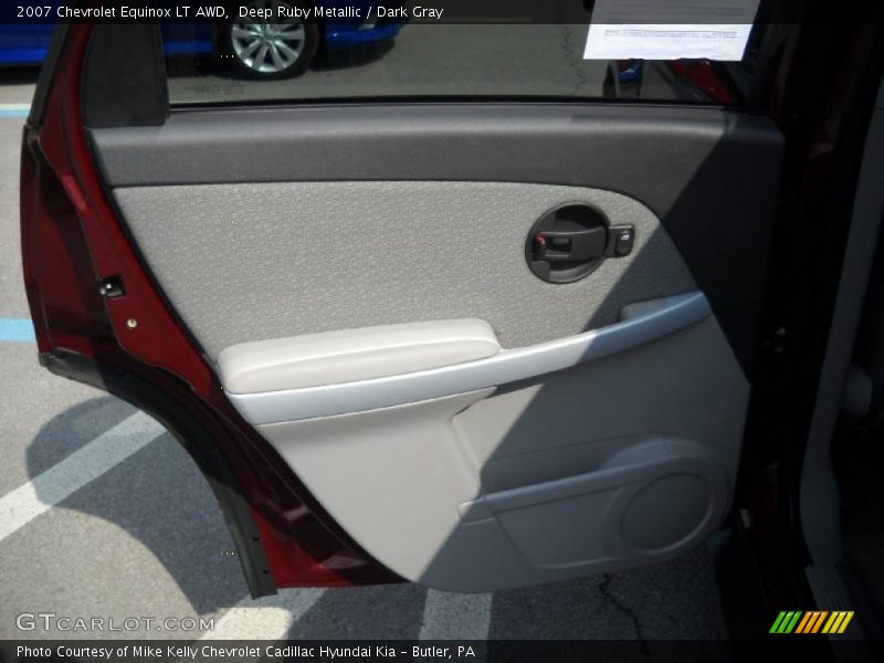Deep Ruby Metallic / Dark Gray 2007 Chevrolet Equinox LT AWD