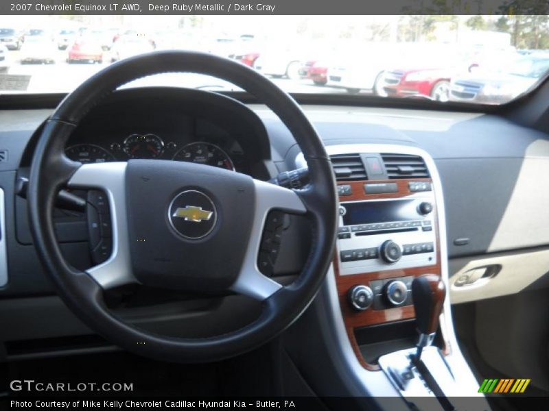 Deep Ruby Metallic / Dark Gray 2007 Chevrolet Equinox LT AWD