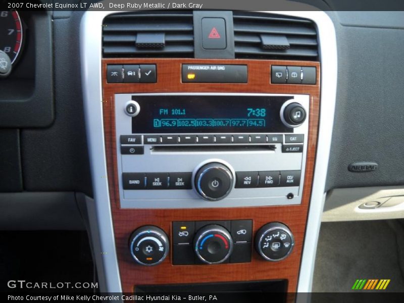 Deep Ruby Metallic / Dark Gray 2007 Chevrolet Equinox LT AWD