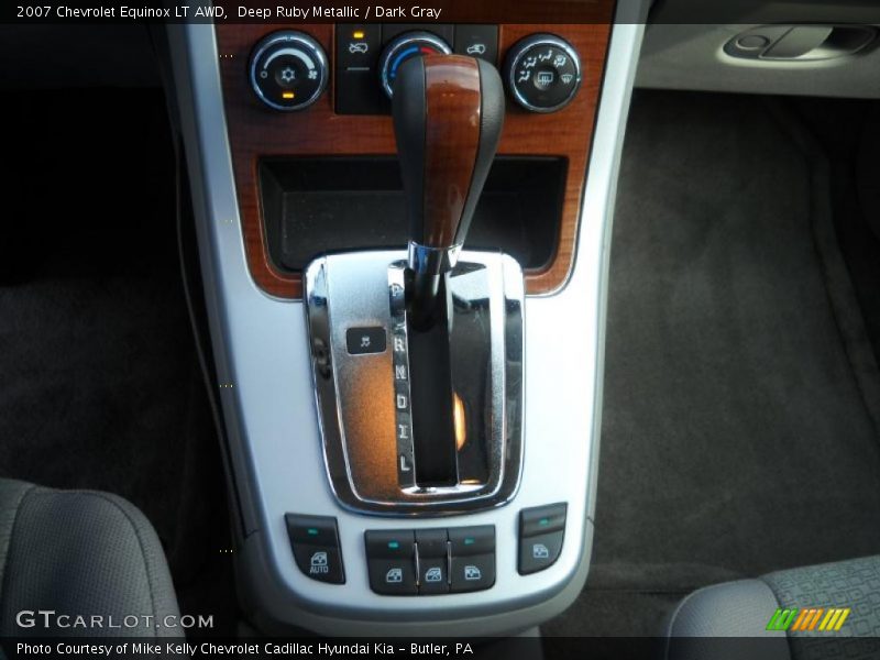 Deep Ruby Metallic / Dark Gray 2007 Chevrolet Equinox LT AWD