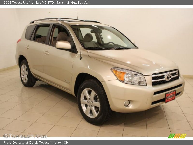 Savannah Metallic / Ash 2008 Toyota RAV4 Limited V6 4WD