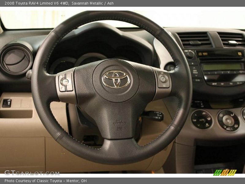 Savannah Metallic / Ash 2008 Toyota RAV4 Limited V6 4WD