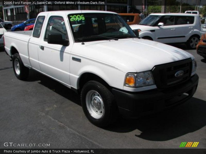 Oxford White / Medium Dark Flint 2006 Ford Ranger XL SuperCab