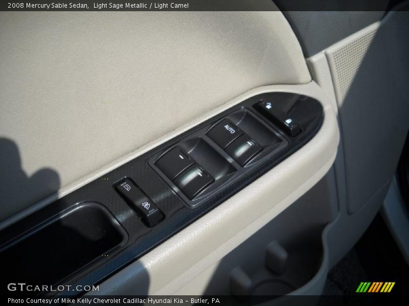 Light Sage Metallic / Light Camel 2008 Mercury Sable Sedan
