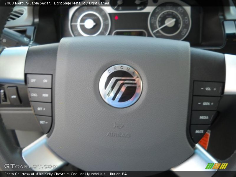 Light Sage Metallic / Light Camel 2008 Mercury Sable Sedan