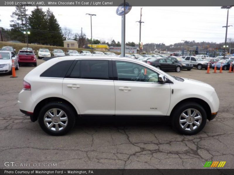 White Chocolate Tri Coat / Light Camel 2008 Lincoln MKX AWD