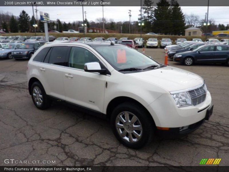 White Chocolate Tri Coat / Light Camel 2008 Lincoln MKX AWD