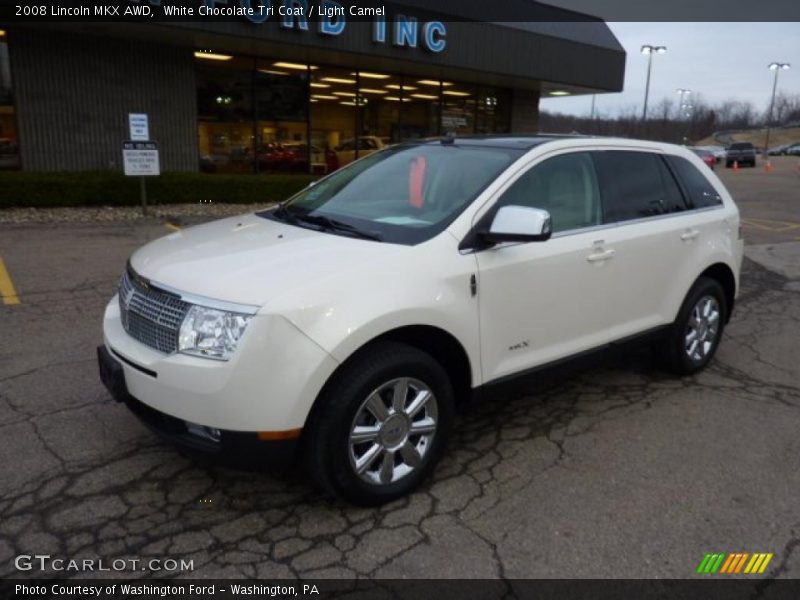 White Chocolate Tri Coat / Light Camel 2008 Lincoln MKX AWD