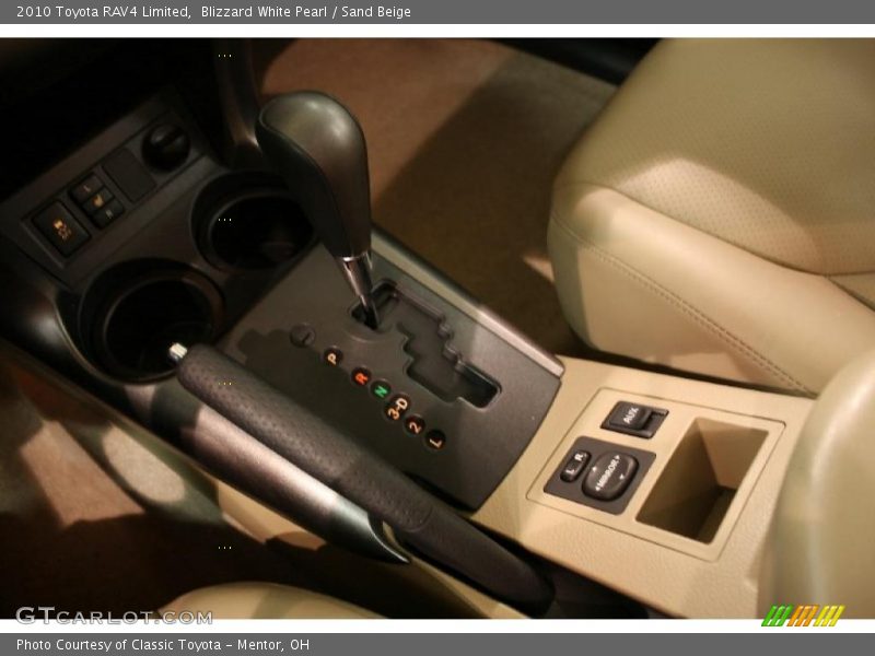 Blizzard White Pearl / Sand Beige 2010 Toyota RAV4 Limited