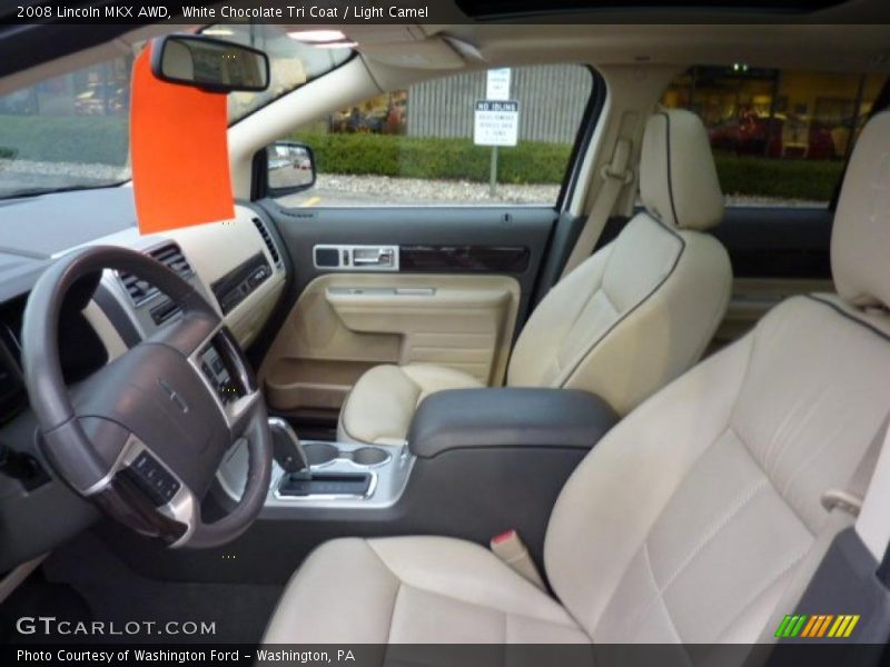 White Chocolate Tri Coat / Light Camel 2008 Lincoln MKX AWD