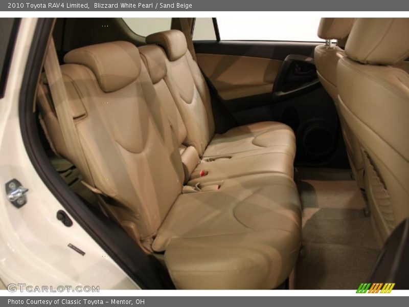 Blizzard White Pearl / Sand Beige 2010 Toyota RAV4 Limited