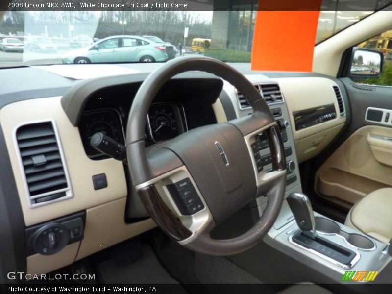 White Chocolate Tri Coat / Light Camel 2008 Lincoln MKX AWD