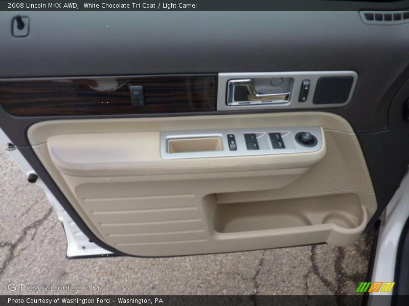 White Chocolate Tri Coat / Light Camel 2008 Lincoln MKX AWD