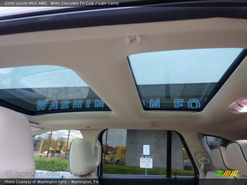 White Chocolate Tri Coat / Light Camel 2008 Lincoln MKX AWD