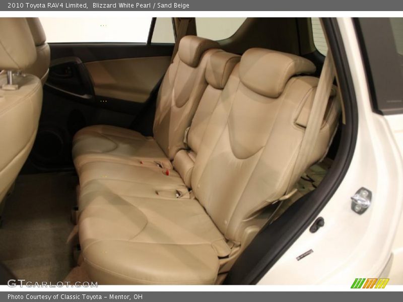 Blizzard White Pearl / Sand Beige 2010 Toyota RAV4 Limited