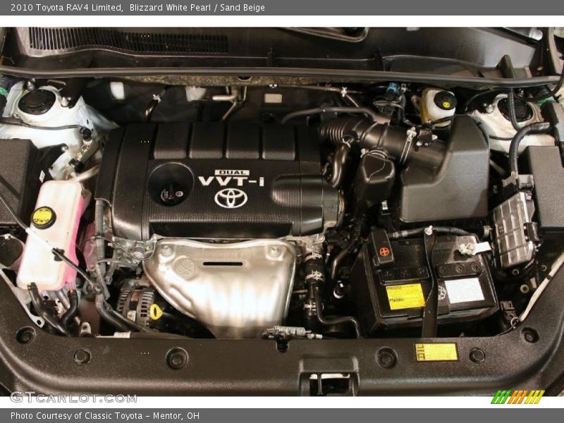 Blizzard White Pearl / Sand Beige 2010 Toyota RAV4 Limited
