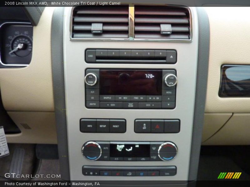 White Chocolate Tri Coat / Light Camel 2008 Lincoln MKX AWD