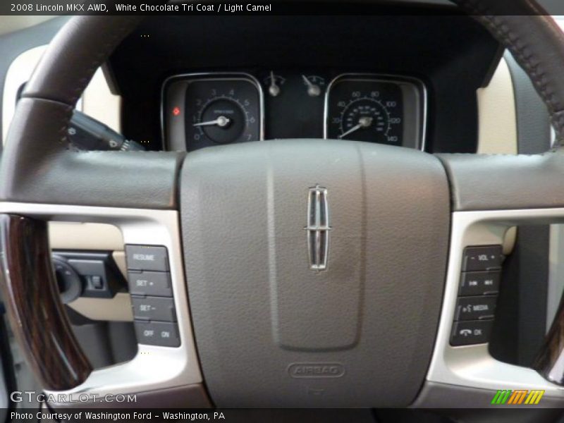 White Chocolate Tri Coat / Light Camel 2008 Lincoln MKX AWD