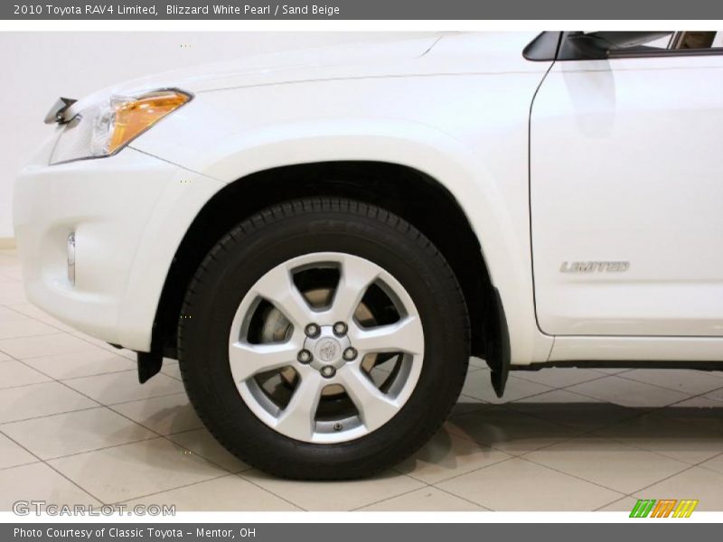 Blizzard White Pearl / Sand Beige 2010 Toyota RAV4 Limited