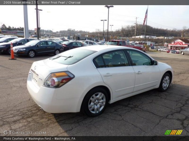 Winter Frost Pearl / Charcoal 2009 Nissan Altima 2.5 S