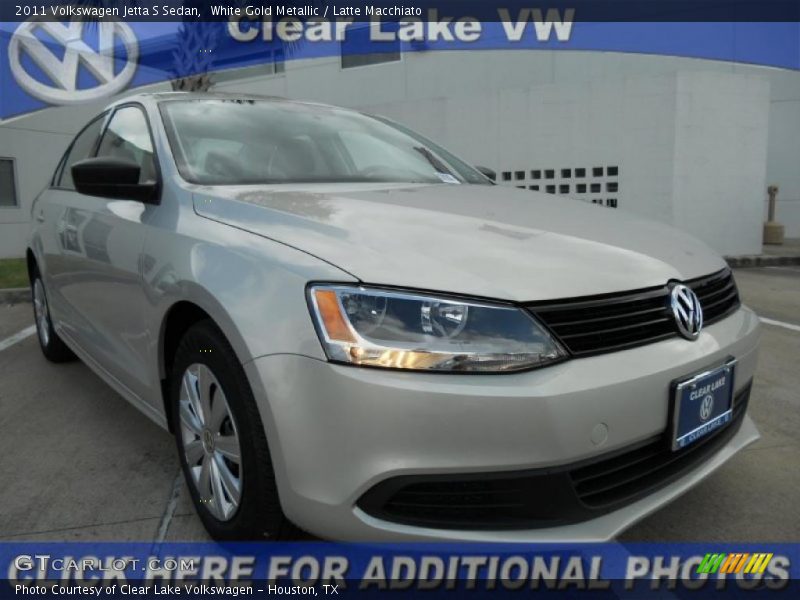 White Gold Metallic / Latte Macchiato 2011 Volkswagen Jetta S Sedan