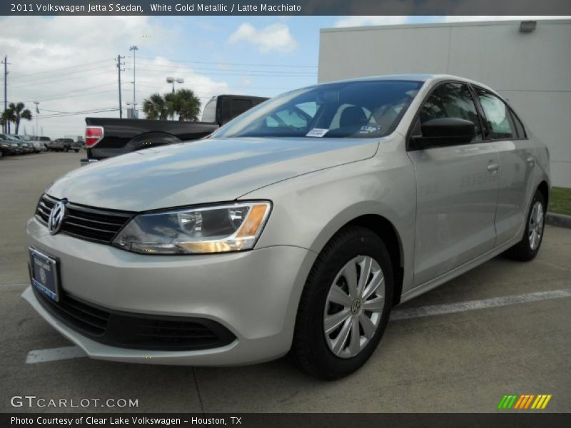 White Gold Metallic / Latte Macchiato 2011 Volkswagen Jetta S Sedan
