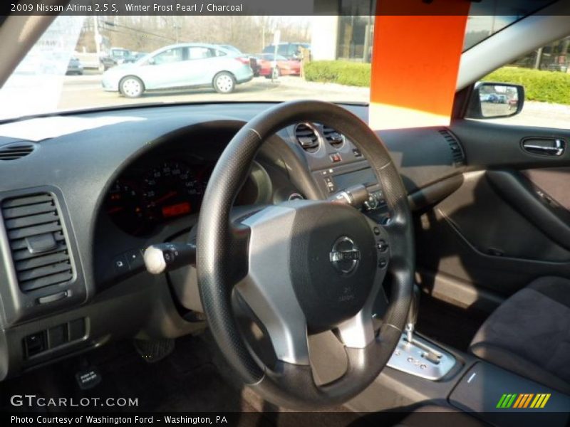 Winter Frost Pearl / Charcoal 2009 Nissan Altima 2.5 S