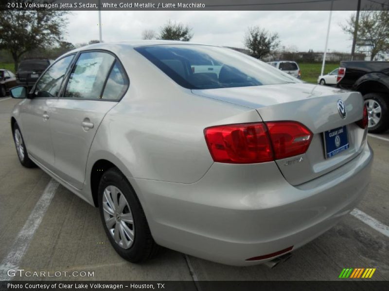 White Gold Metallic / Latte Macchiato 2011 Volkswagen Jetta S Sedan