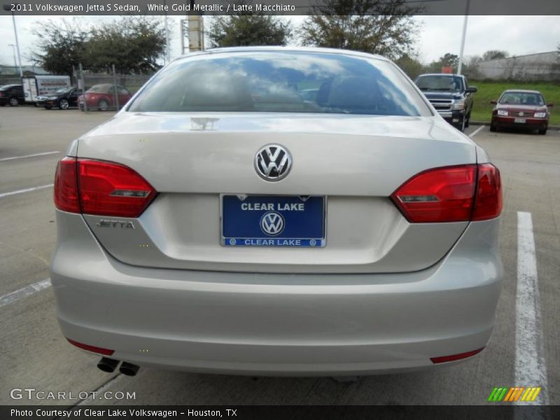 White Gold Metallic / Latte Macchiato 2011 Volkswagen Jetta S Sedan