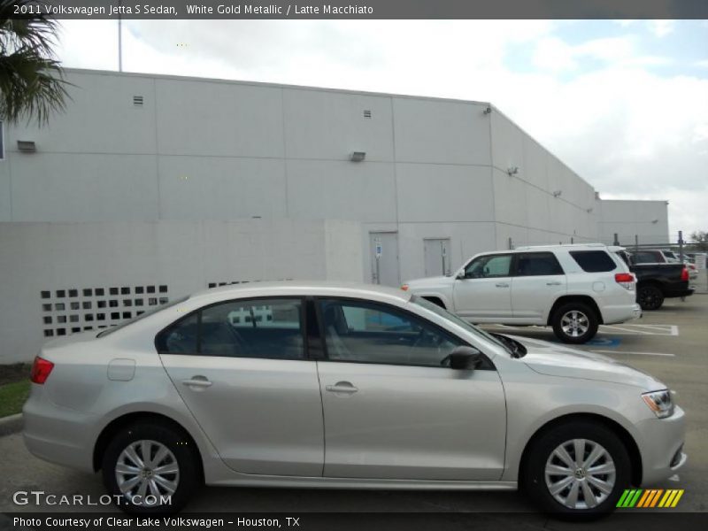 White Gold Metallic / Latte Macchiato 2011 Volkswagen Jetta S Sedan