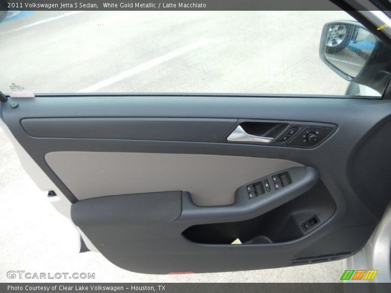 White Gold Metallic / Latte Macchiato 2011 Volkswagen Jetta S Sedan