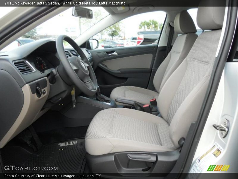 White Gold Metallic / Latte Macchiato 2011 Volkswagen Jetta S Sedan